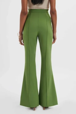 Lavish Alice Suiting<Emelie Fit & Flare Tailored Trouser In Green