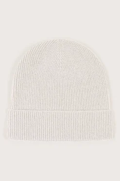 Lavish Alice Knitted Hats & Scarves<Ezra Knitted Cashmere Blend Beanie In Sand