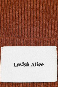 Lavish Alice Knitted Hats & Scarves<Ezra Knitted Cashmere Blend Beanie In Camel