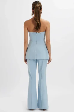 Lavish Alice Jumpsuits & Playsuits<Macie Bandeau Tailored Jumpsuit In Cornflower Blue