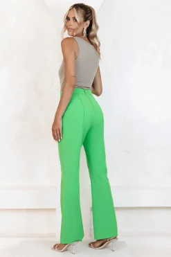Lavish Alice Suiting<Raquel Fit And Flare Trouser In Apple Green