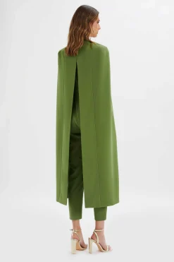 Lavish Alice Jumpsuits & Playsuits<Rayna Cape Style Tailored Jumpsuit In Green