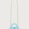 Lavish Alice Clutch Bags<Reya Bead Handle Marbled Box Clutch Bag In Blue