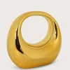 Lavish Alice Clutch Bags<Viviana Sculptural Acrylic Clutch Bag In Gold