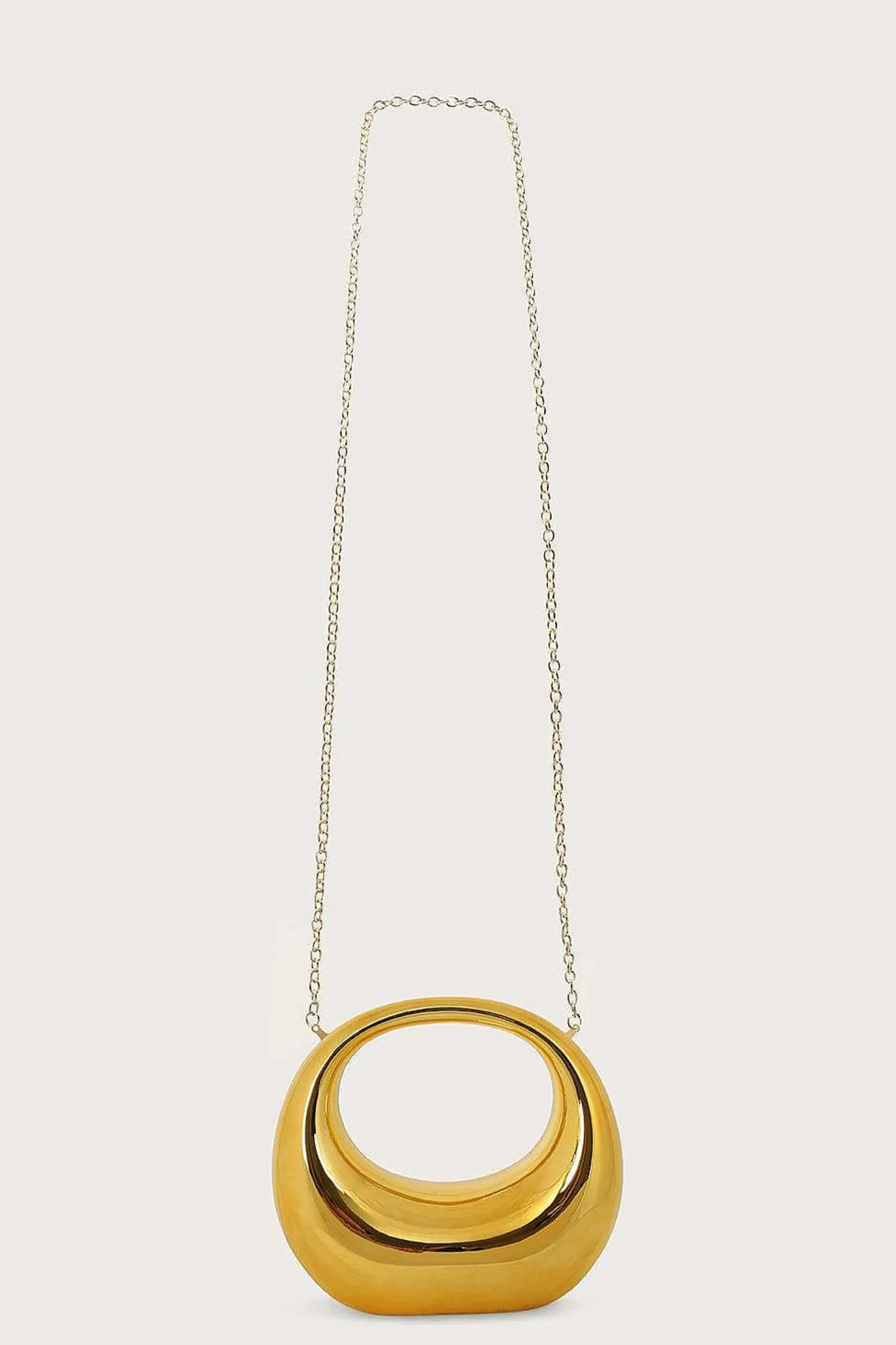 Lavish Alice Clutch Bags<Viviana Sculptural Acrylic Clutch Bag In Gold