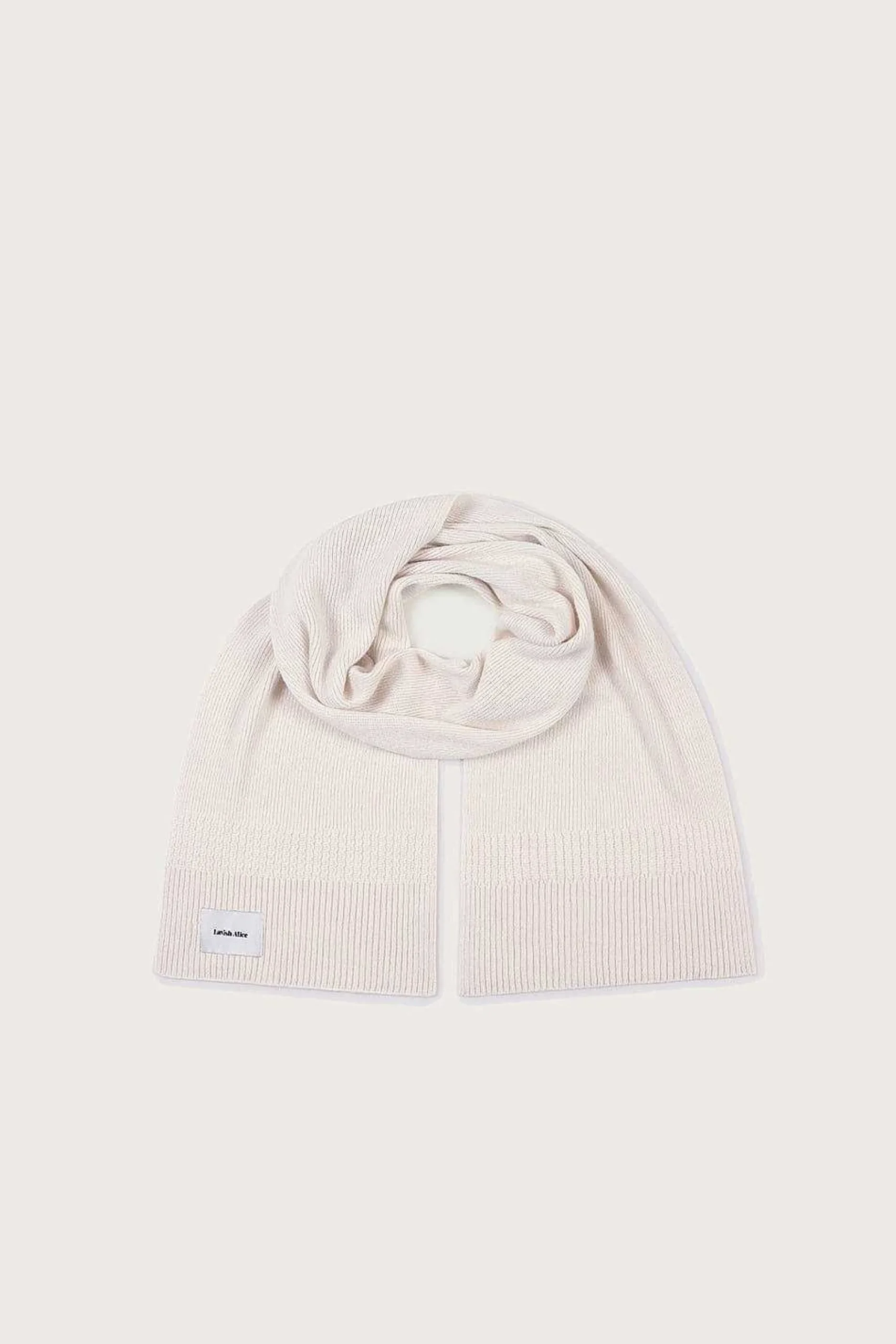 Lavish Alice Knitted Hats & Scarves<Zoha Knitted Cashmere Blend Scarf In Sand