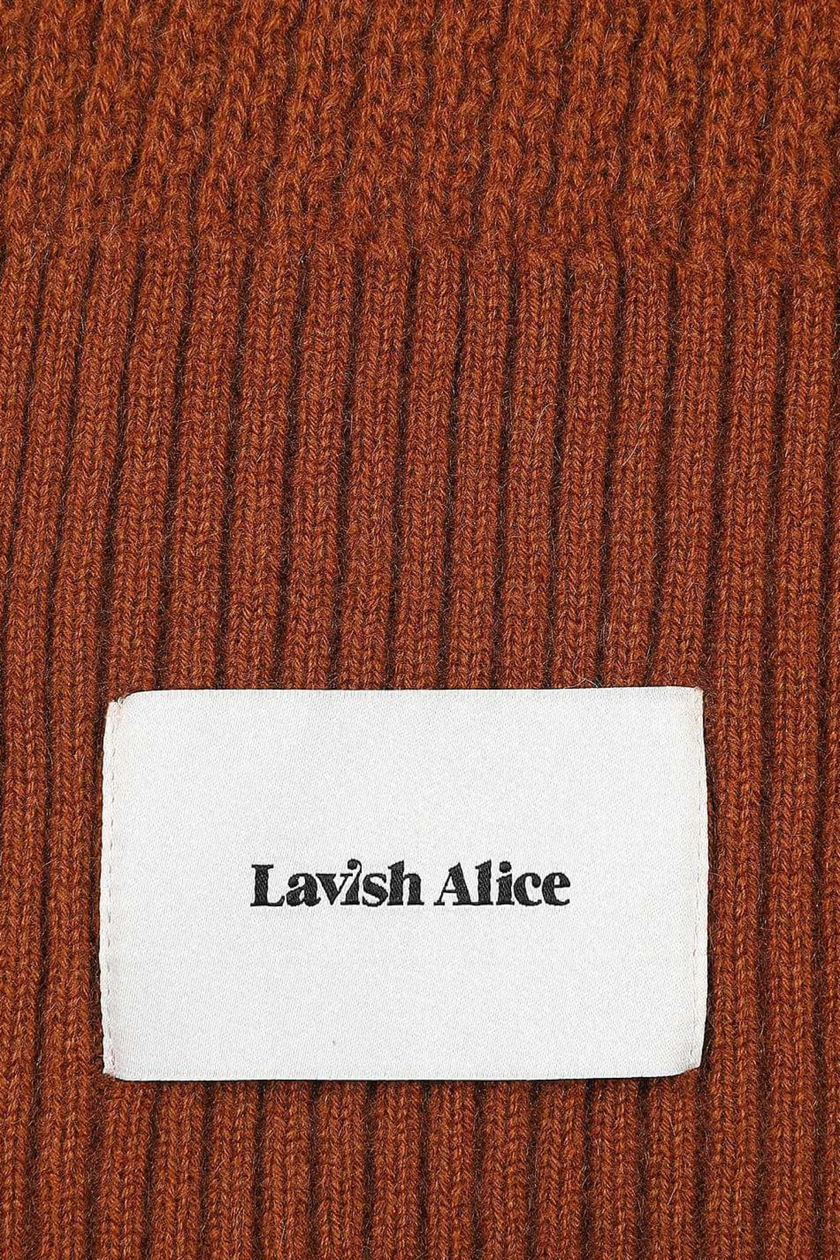Lavish Alice Knitted Hats & Scarves<Zoha Knitted Cashmere Blend Scarf In Camel
